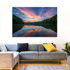 Appalachian Lake Sunset Wall Art