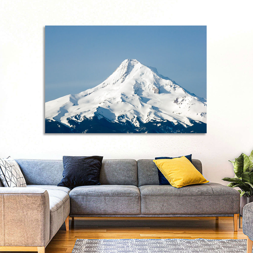 Mount Hood Winter Peak Wall Art