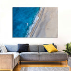 Myrtos Beach Aerial View Wall Art