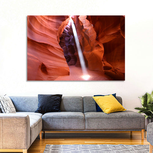 Antelope Canyon Light Beam Wall Art
