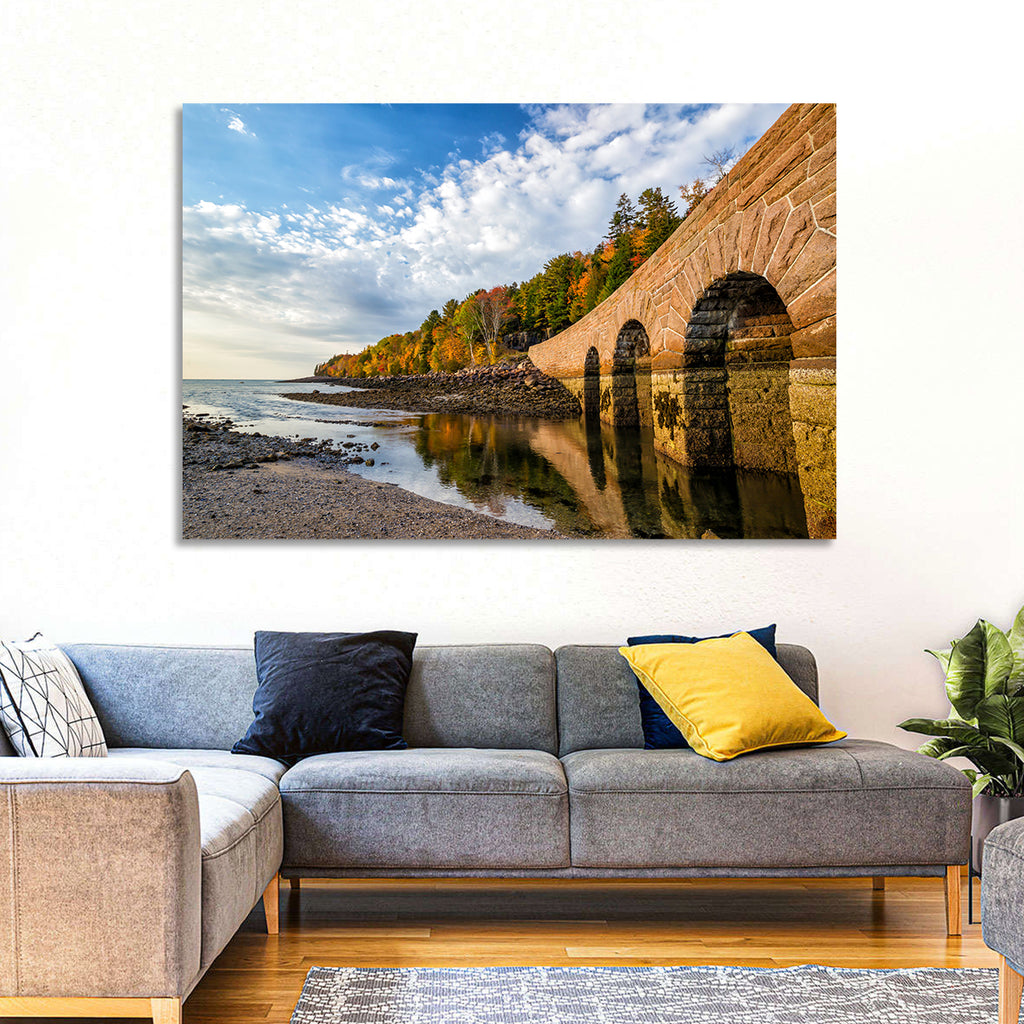 Ells Pier Stone Bridge Wall Art