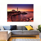 Portland Head Light at Dusk Wall Art