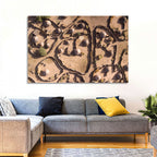 Thatched Huts in Chad Wall Art