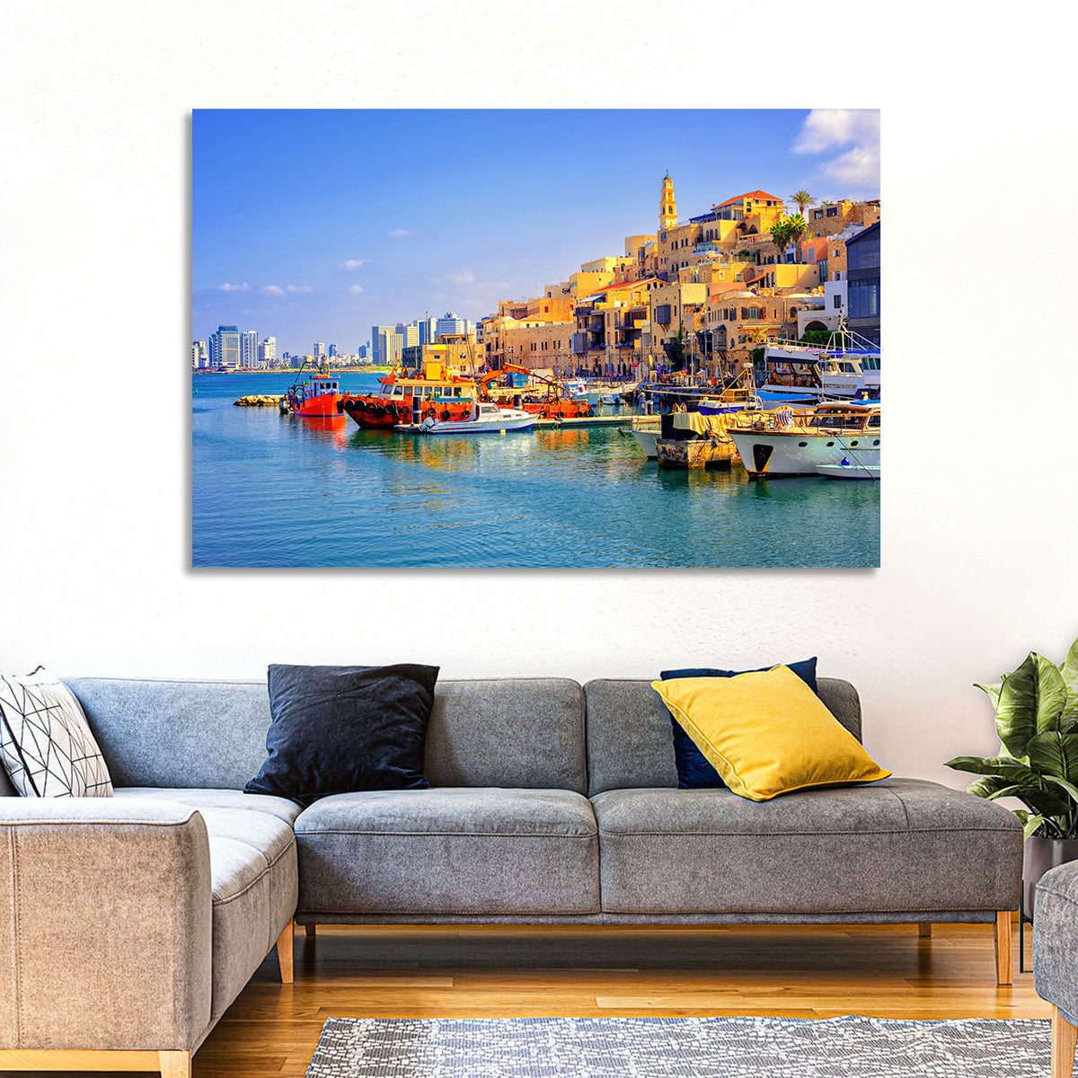 Old Jaffa Harbor Wall Art