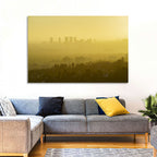 Westwood Los Angeles in Golden Haze Wall Art
