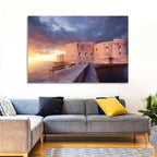 Fort Bokar at Sunset, Dubrovnik Wall Art