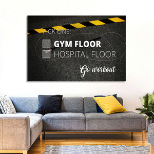 Gym Floor or Hospital Floor Wall Art