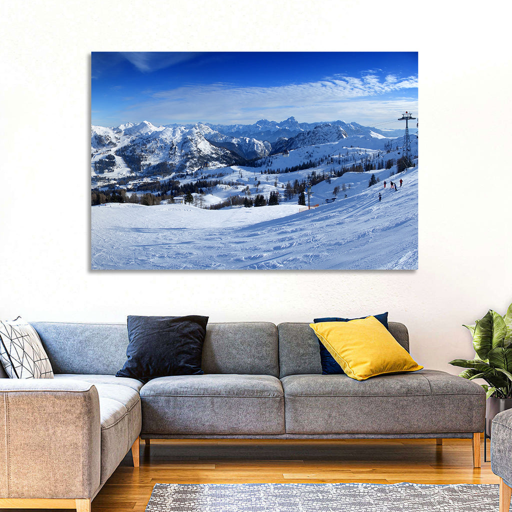 Nassfeld Ski Resort View Wall Art