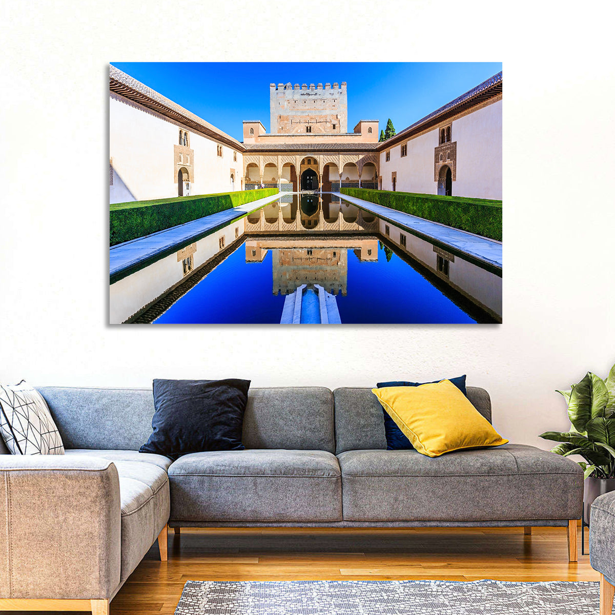 Court of the Myrtles, Alhambra Granada Wall Art