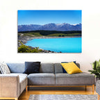 Lake Pukaki Turquoise View Wall Art