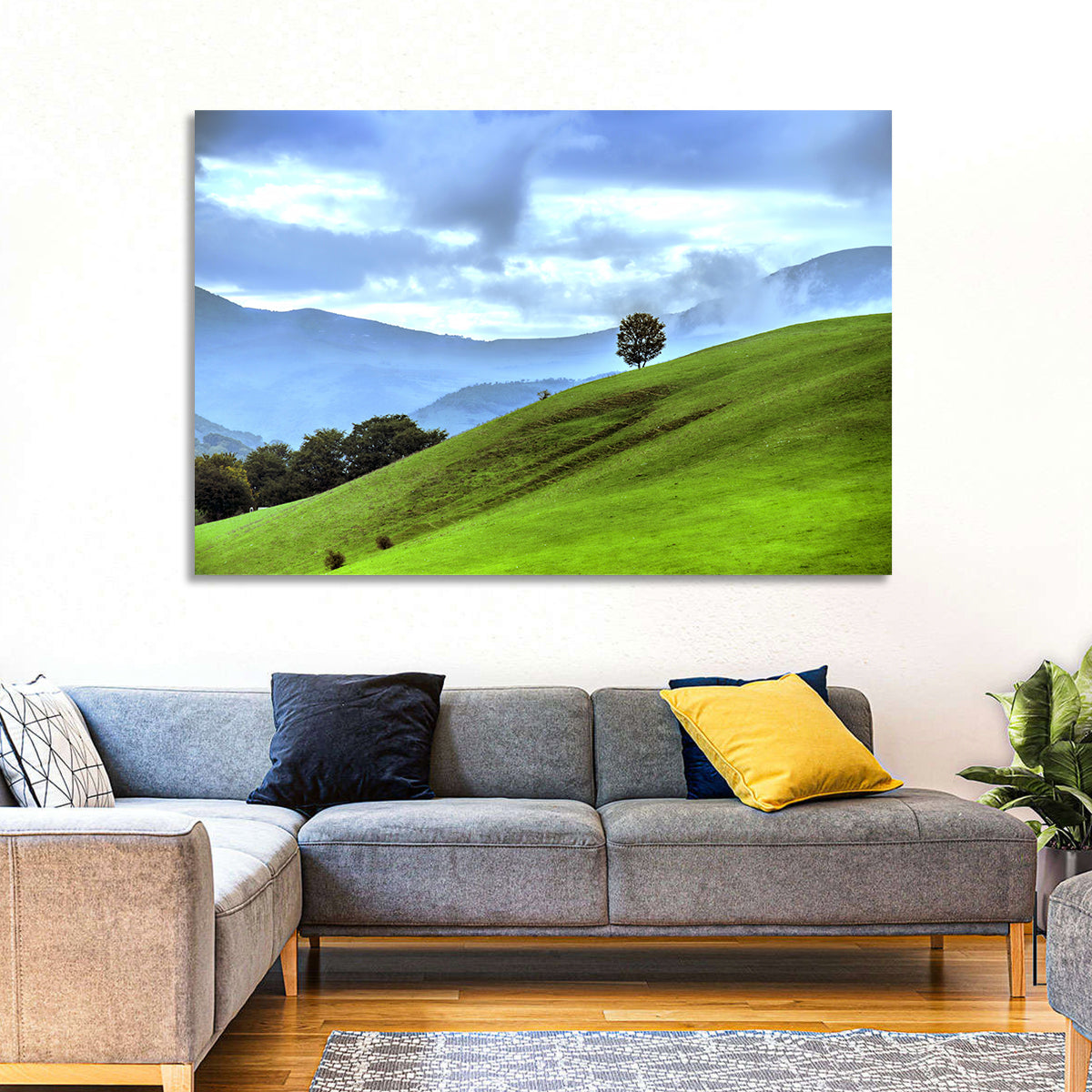 Talish Hillside with Lone Tree Wall Art