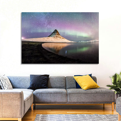 Kirkjufell & Milky Way Wall Art