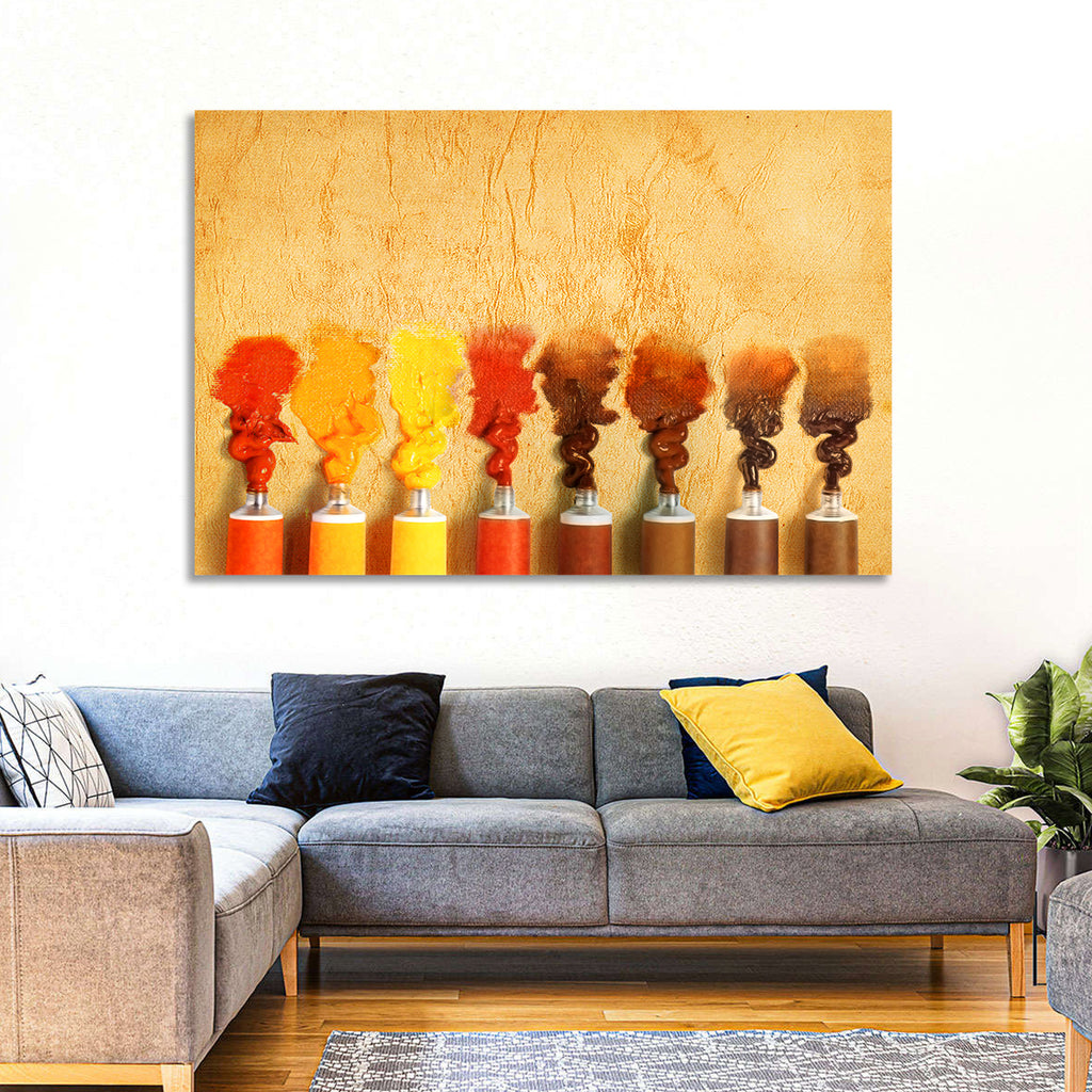 Impasto Paint Tubes Wall Art