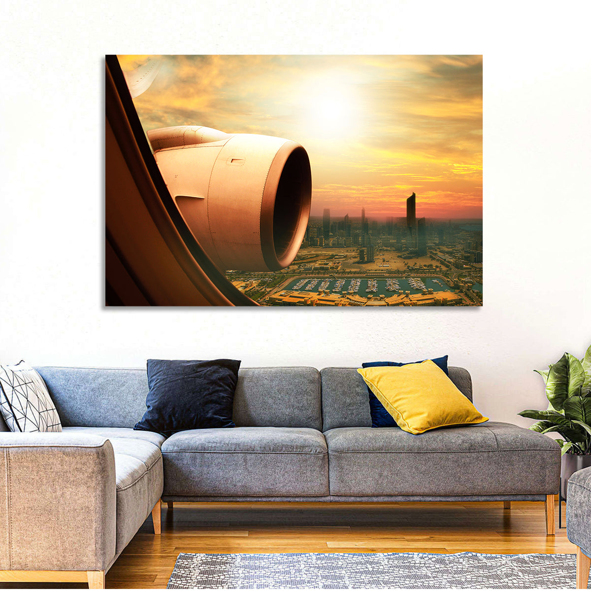 Kuwait City at Golden Hour Wall Art