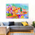 Hilly Village Abstract Wall Art