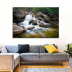 Blue Ridge Mossy Waterfall Wall Art