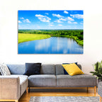 Blue River Meadow Wall Art