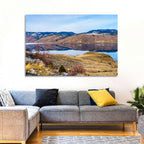 Kamloops Lake Mountain Reflection Wall Art