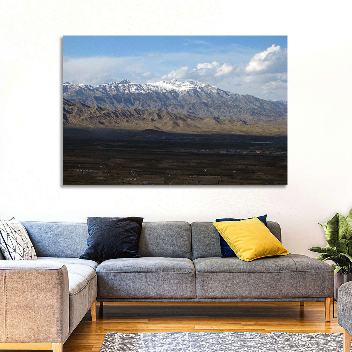 Snow-capped Afghan Mountains Wall Art