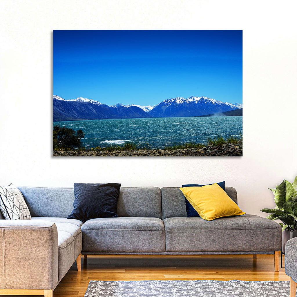 Lake Ohau Snow Peaks Wall Art