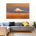 Snow-capped Mount Fuji at Sunset Wall Art