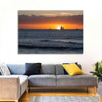 Florida Sailboat Sunset Wall Art