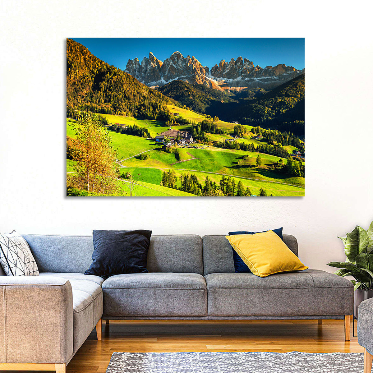 Santa Maddalena, Val Di Funes Wall Art