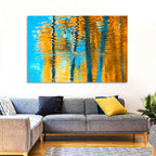 Blue Autumn Reflection Wall Art