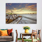 Nassau County Causeway at Sunset Wall Art