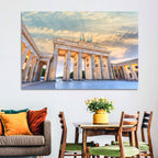 Brandenburg Gate at Sunset Wall Art