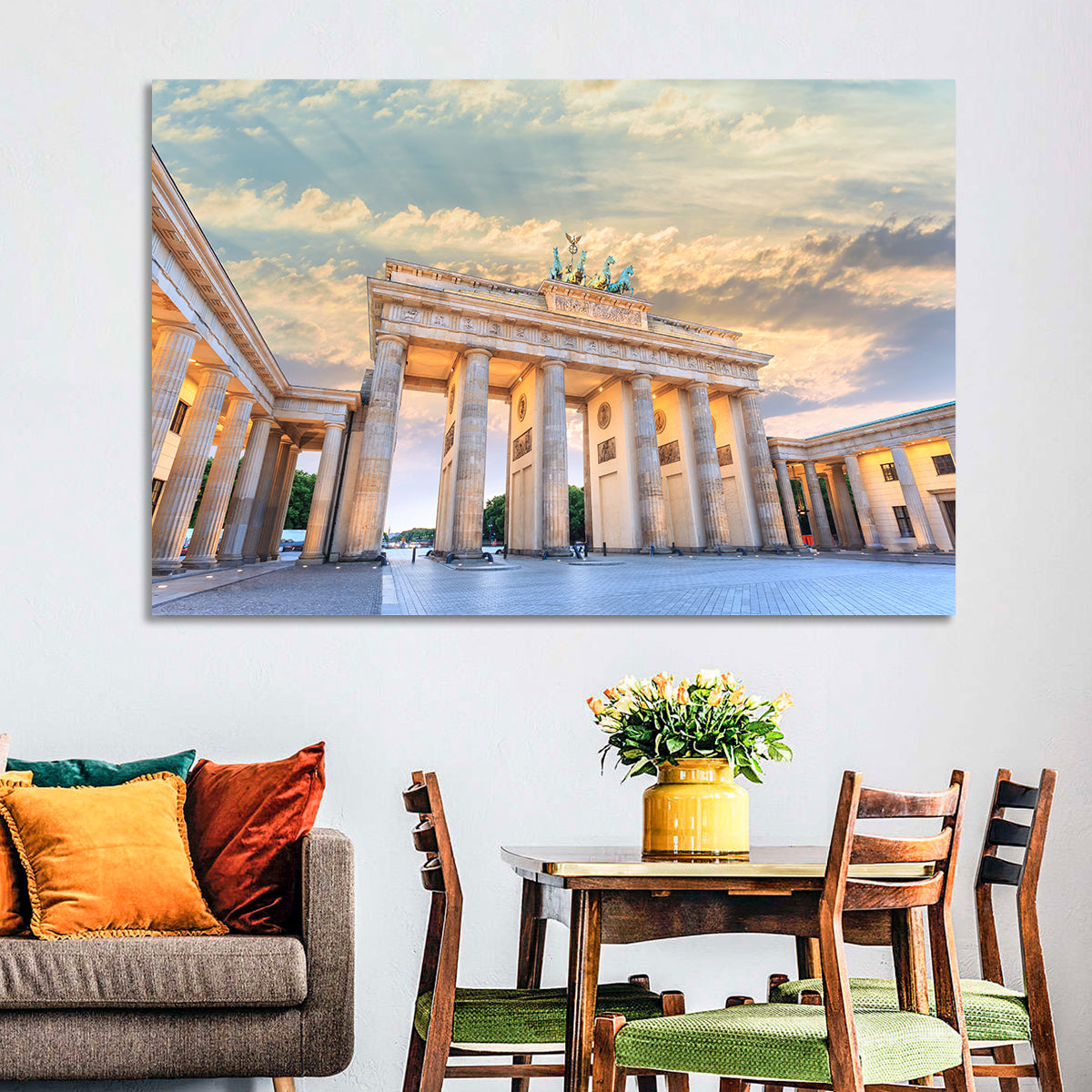 Brandenburg Gate at Sunset Wall Art