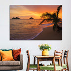Lanikai Sunrise Over Na Mokulua Wall Art