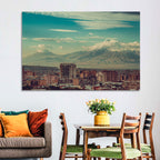 Yerevan Skyline with Mount Ararat Wall Art