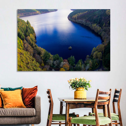 Lake Vyrnwy Aerial  Wall Art