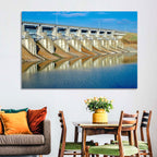 Lavon Dam Spillways Wall Art