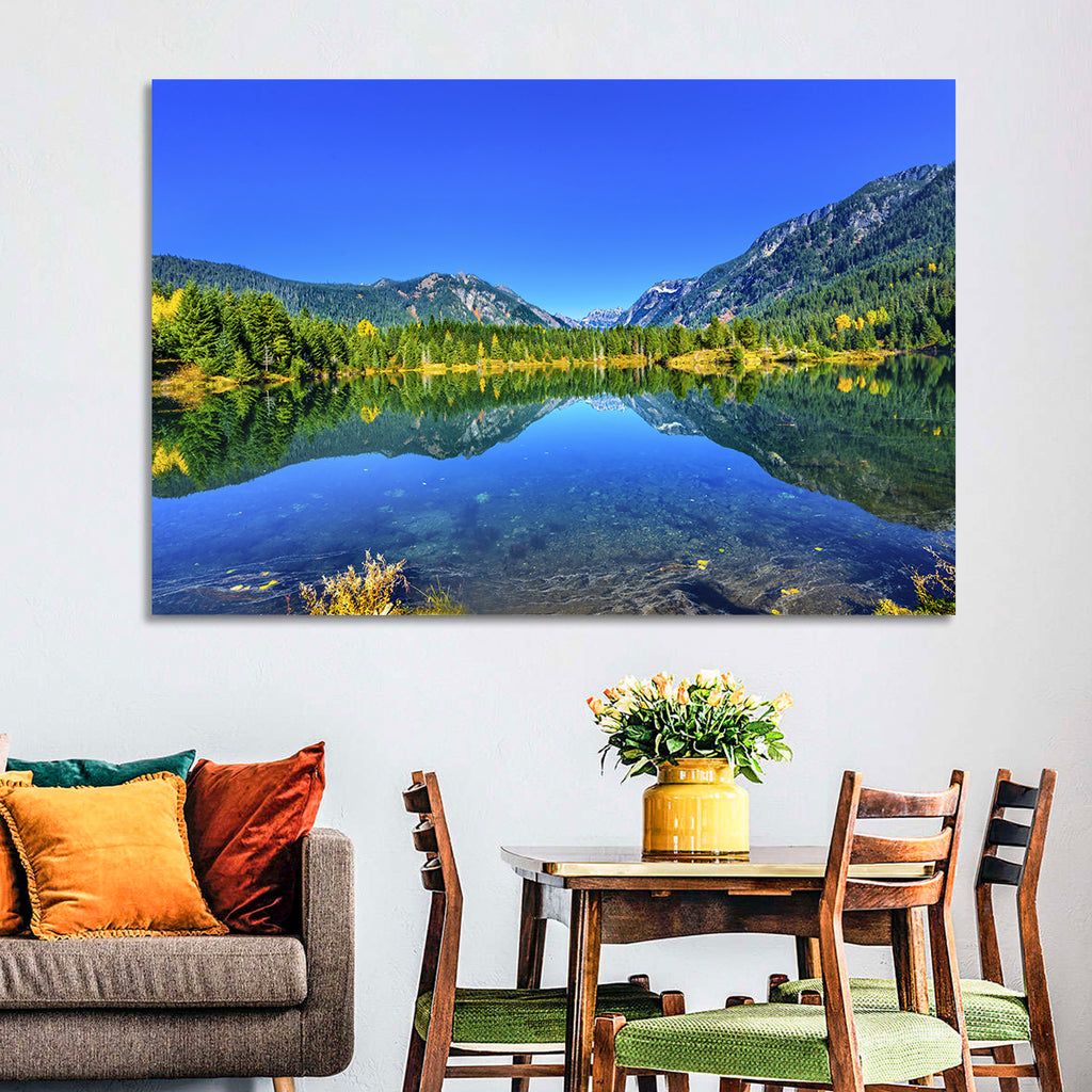 Mt Chikamin Reflection at Gold Lake Wall Art