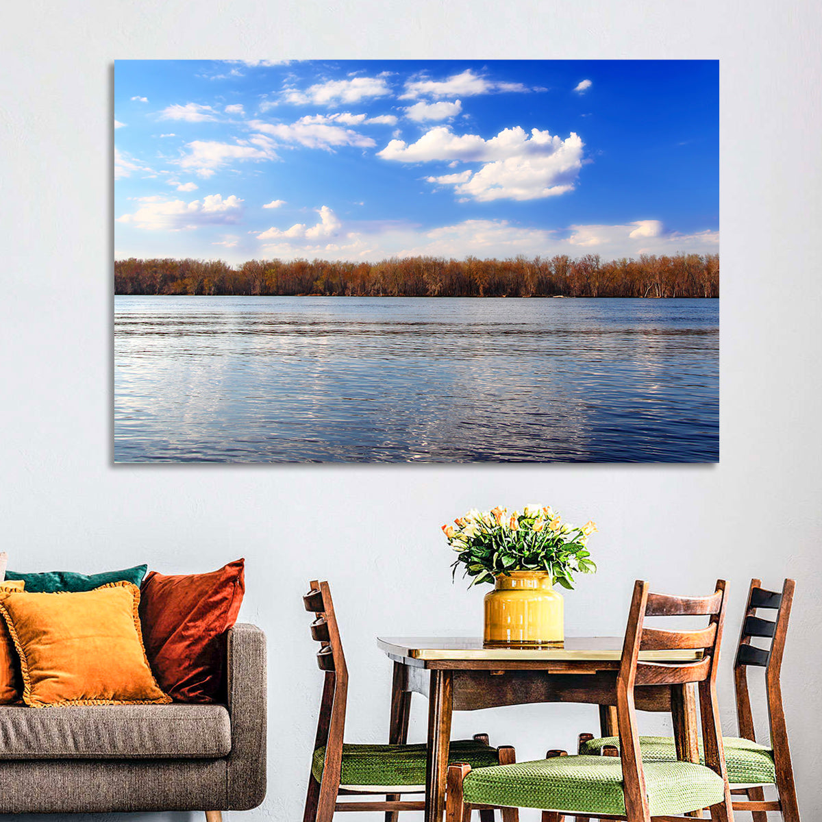 Andalusia Slough Autumn River Wall Art