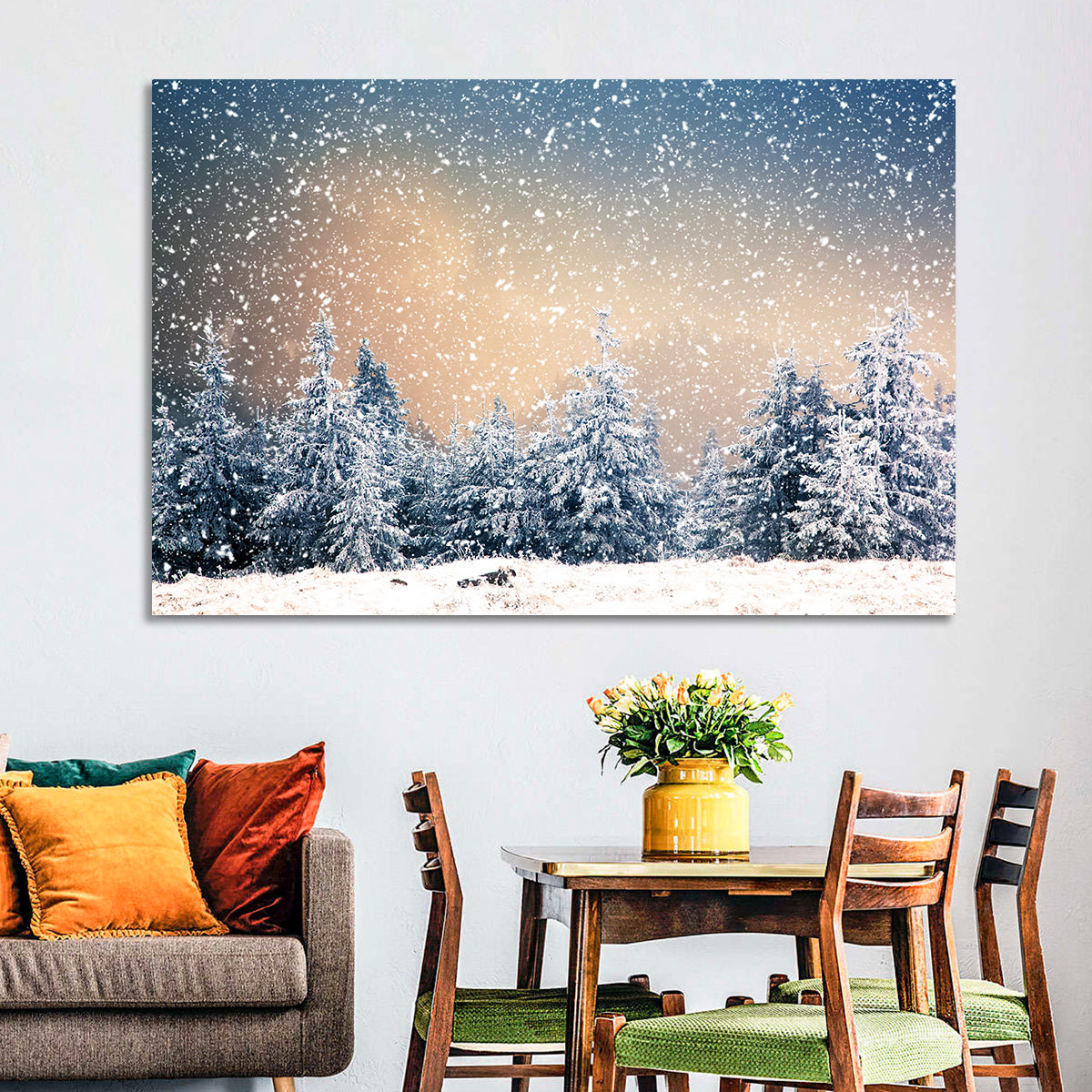 Winter Forest Wonderland Wall Art