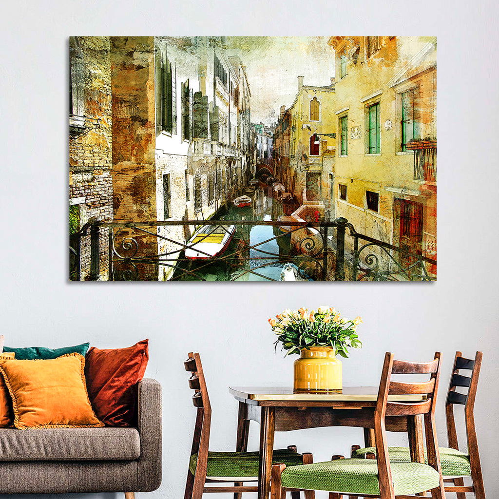 Venice Canal View Wall Art