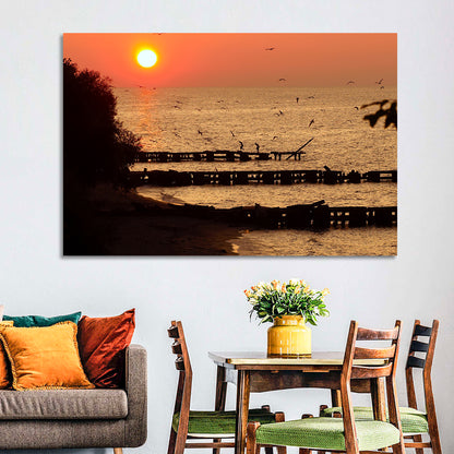 Lake Erie Sunset Wall Art