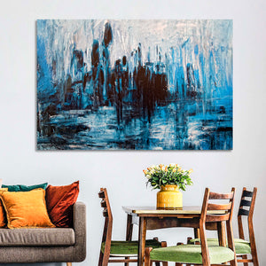 Messy Grunge Artistic Painting Wall Art