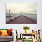 Stone Pier at Lake Garda Wall Art