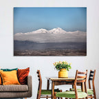 Mount Aragats Winter Landscape Wall Art