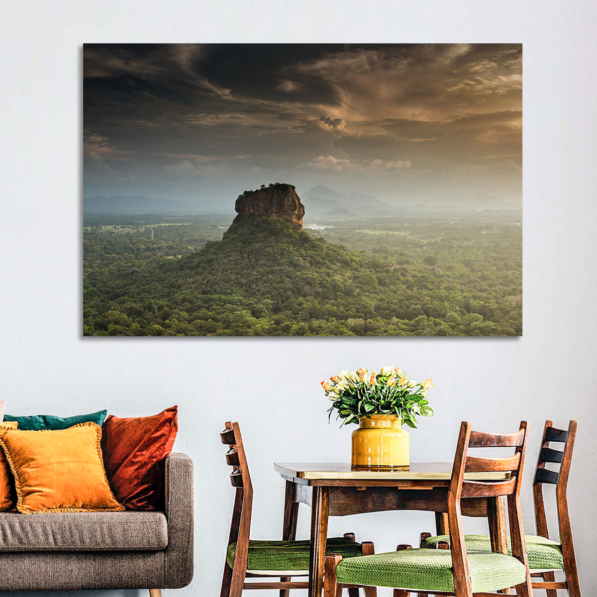 Sigiriya Lion Rock Wall Art