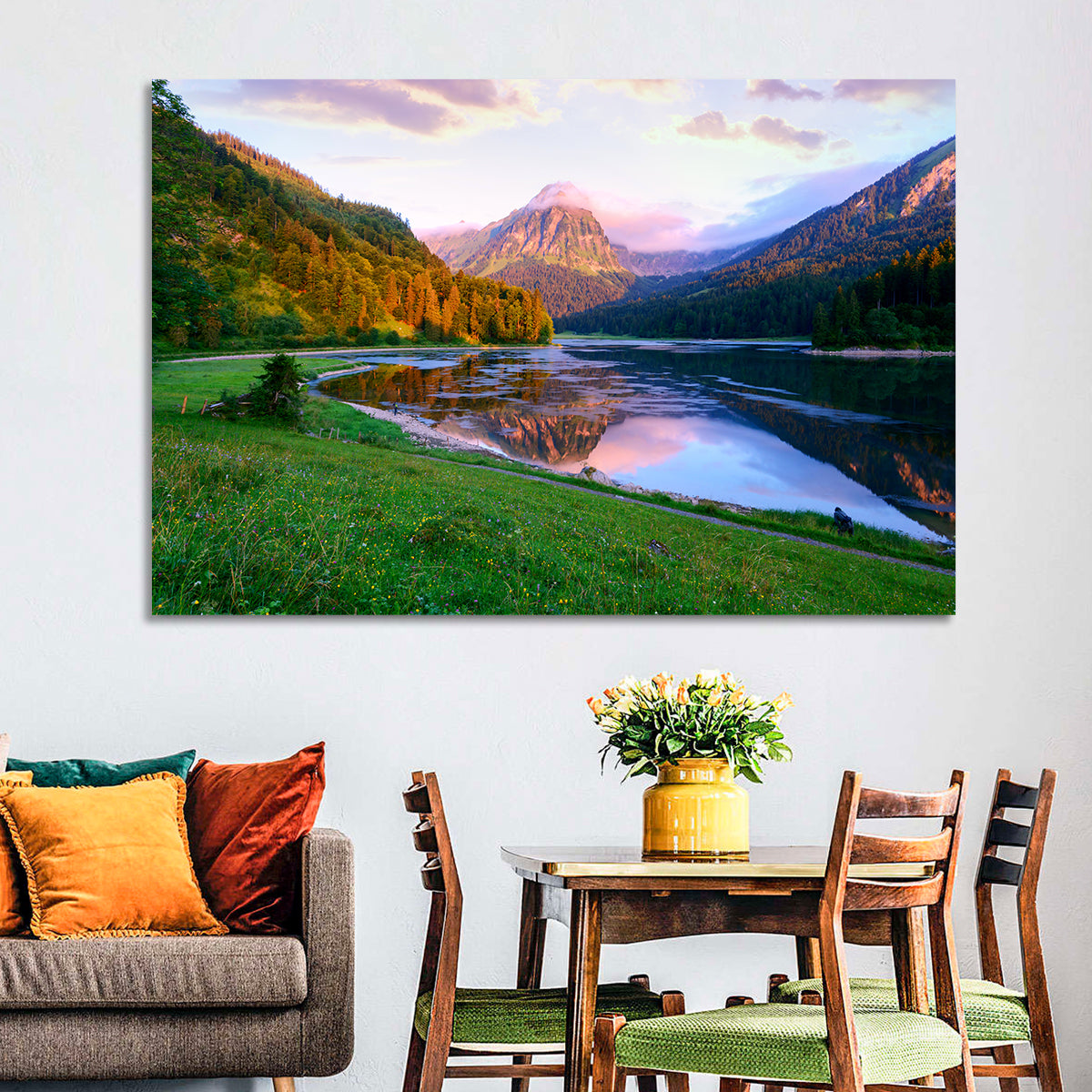 Swiss Lake Obersee Wall Art