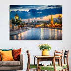 Kremlin on the Moskva River Wall Art