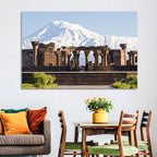 Zvartnots Cathedral and Mount Ararat Wall Art