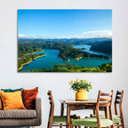 Emerald Qiandao Lake Wall Art