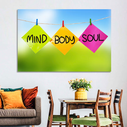 Mind - Body - Soul Wall Art