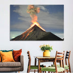 Fuego Night Eruption Wall Art